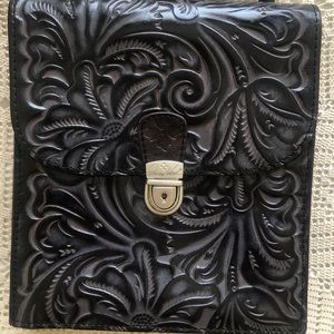 SOLD Patricia Nash Distressed Leather Crossbody Bag